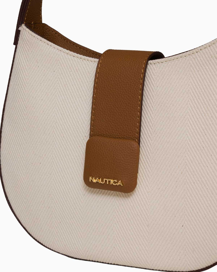 Nautica Logolu El Çantası Bej - Taba