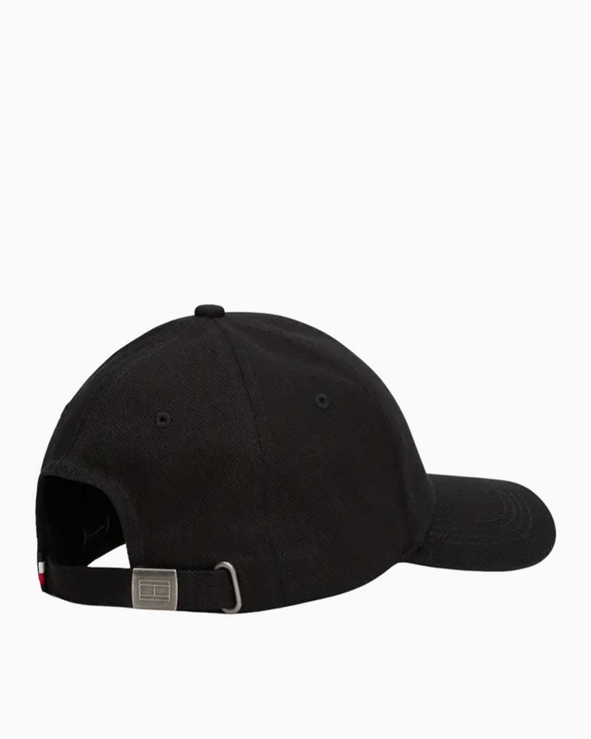 Tommy Hilfiger Foundation 6 Panelli Erkek Şapka Black