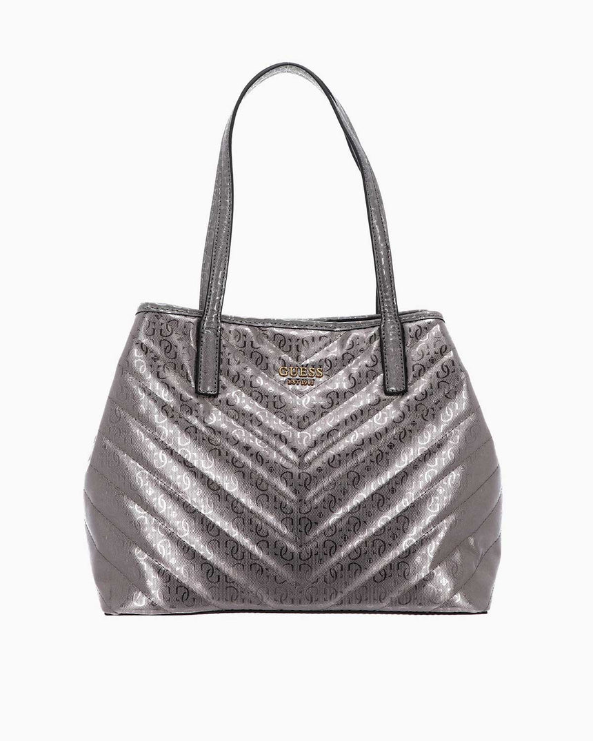 Guess Vikky Tote Omuz Çantası Pewter