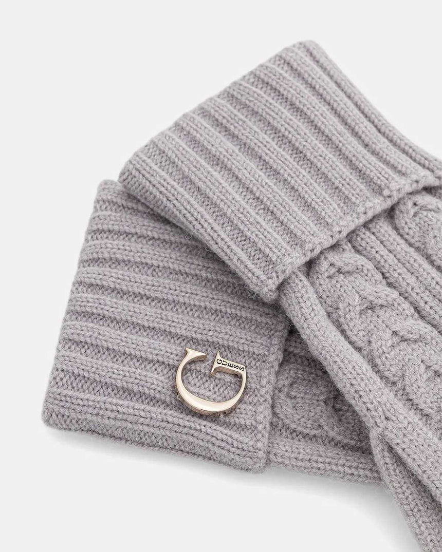 Guess Knitted Kadın Eldiven Grey