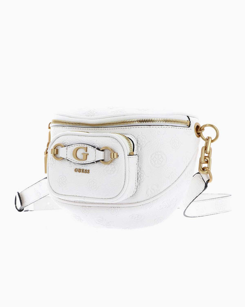 Guess Peony Kabartma Logolu Çapraz Askılı Çanta Stone Logo