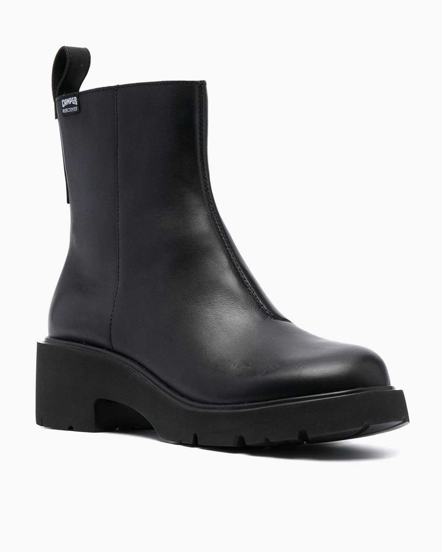 Camper Milah Topuklu Yarım Bot Siyah