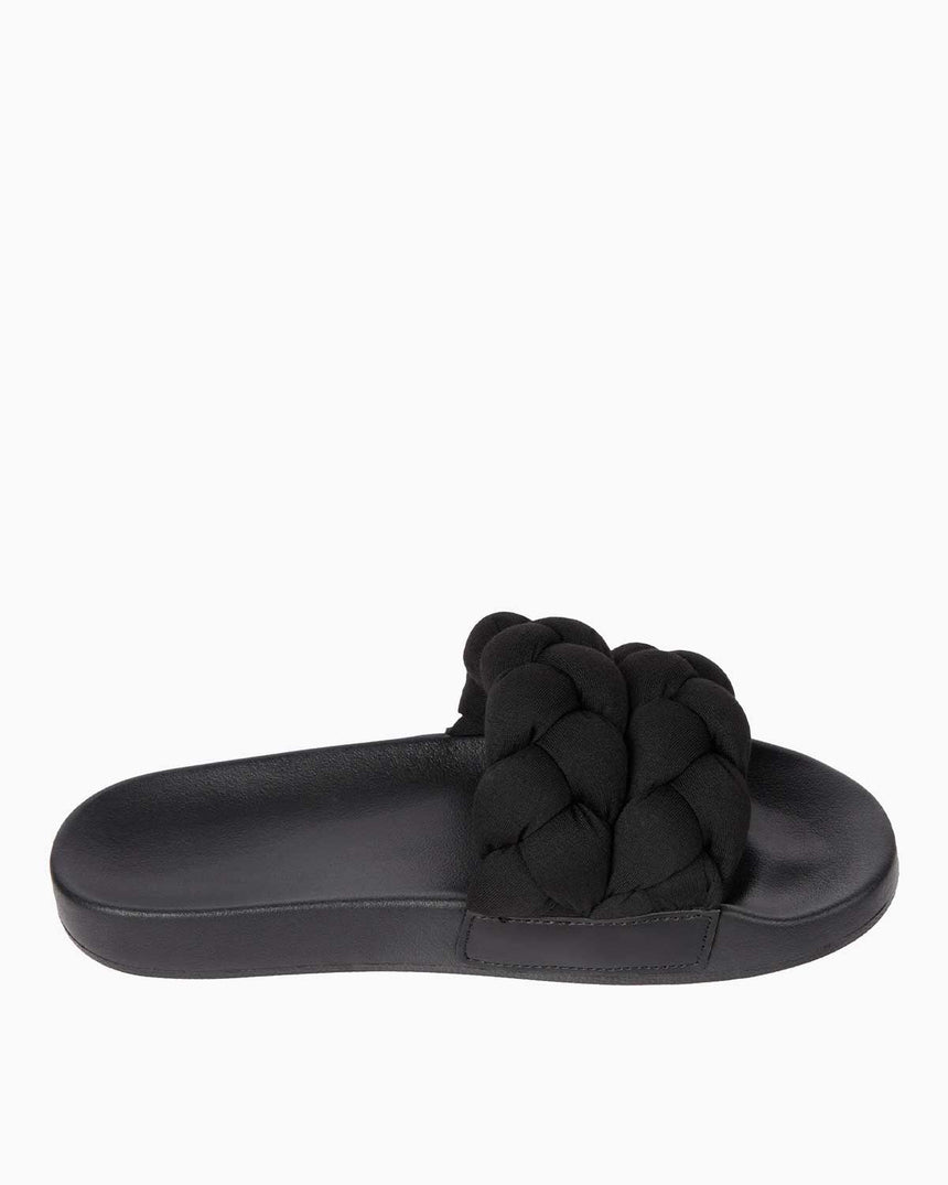 Tommy Hilfiger Braided Slide Flip Flops Terlik Black