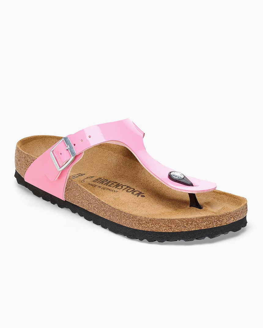 Birkenstock Gizeh Patent Parmak Arası Terlik Candy Pink/Black