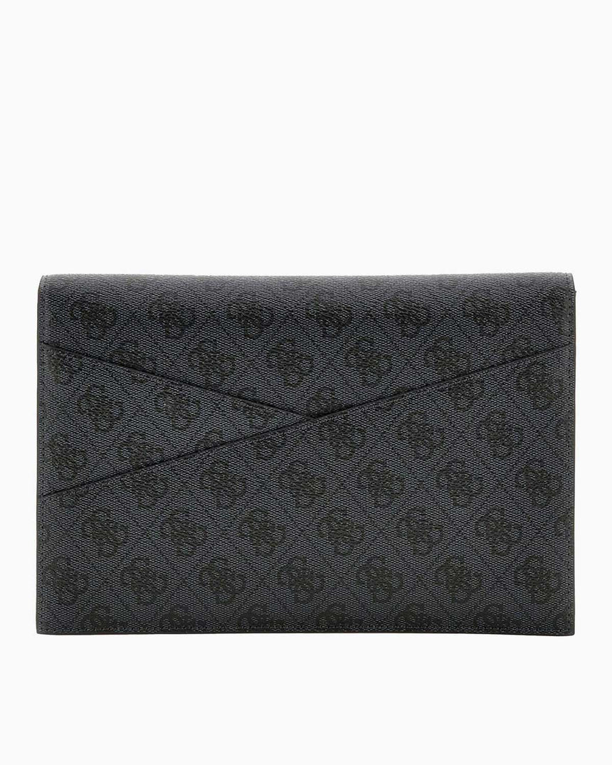 Guess Noreen Card Holder Portföy El Çantası Coal Logo