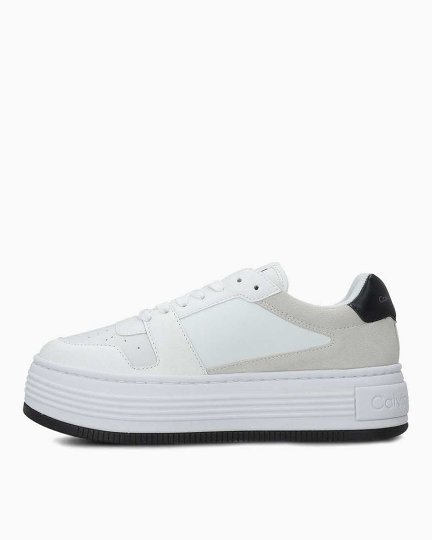 Calvin Klein Bold Platf Low Lace Kadın Sneaker Bright White/Black