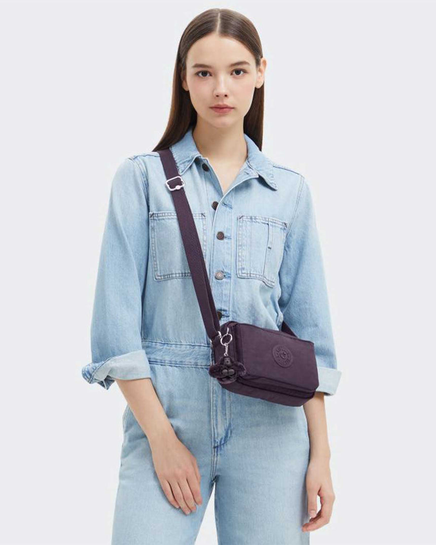 Kipling Abanu Çapraz Askılı Kadın Çantası ULTIMATE PLUM