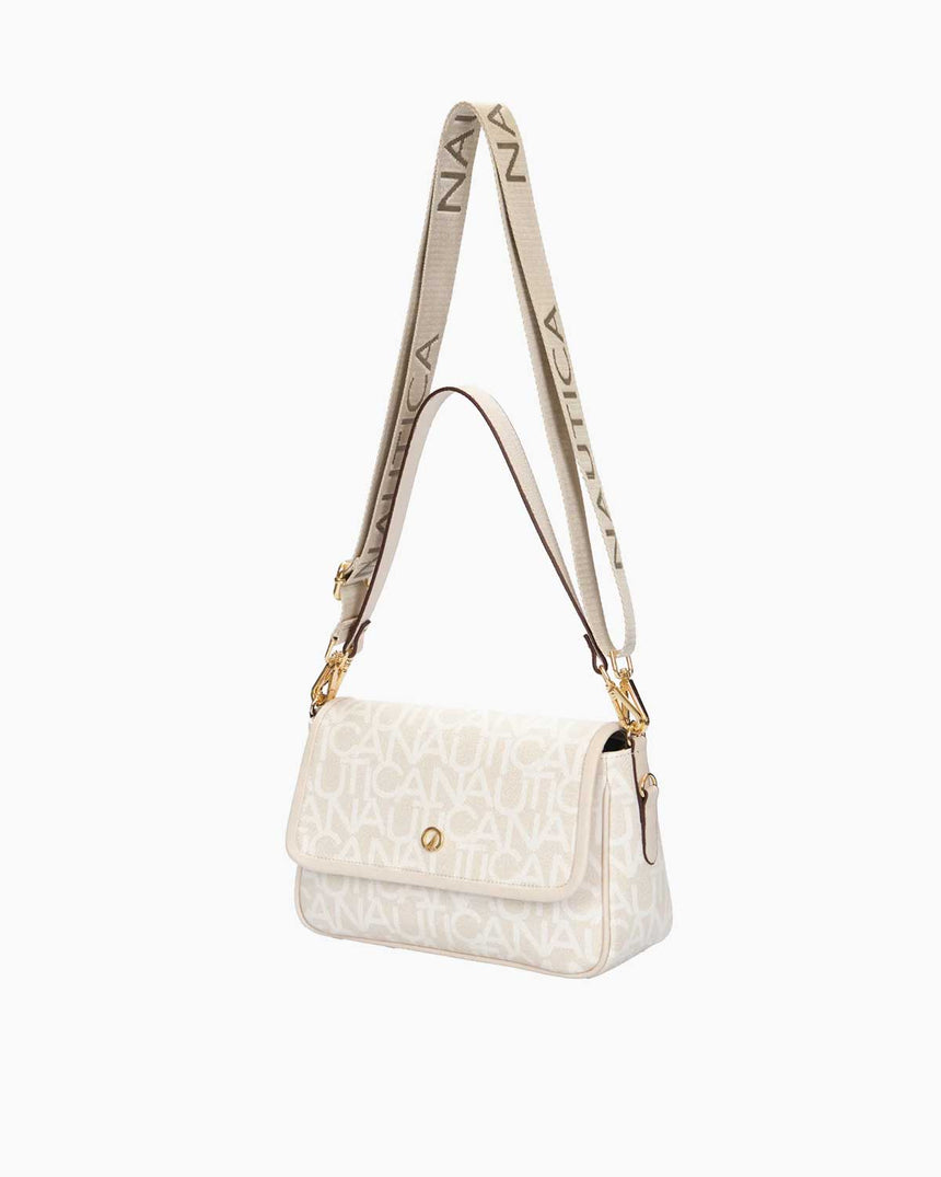 Nautica Omuz Çantası Krem