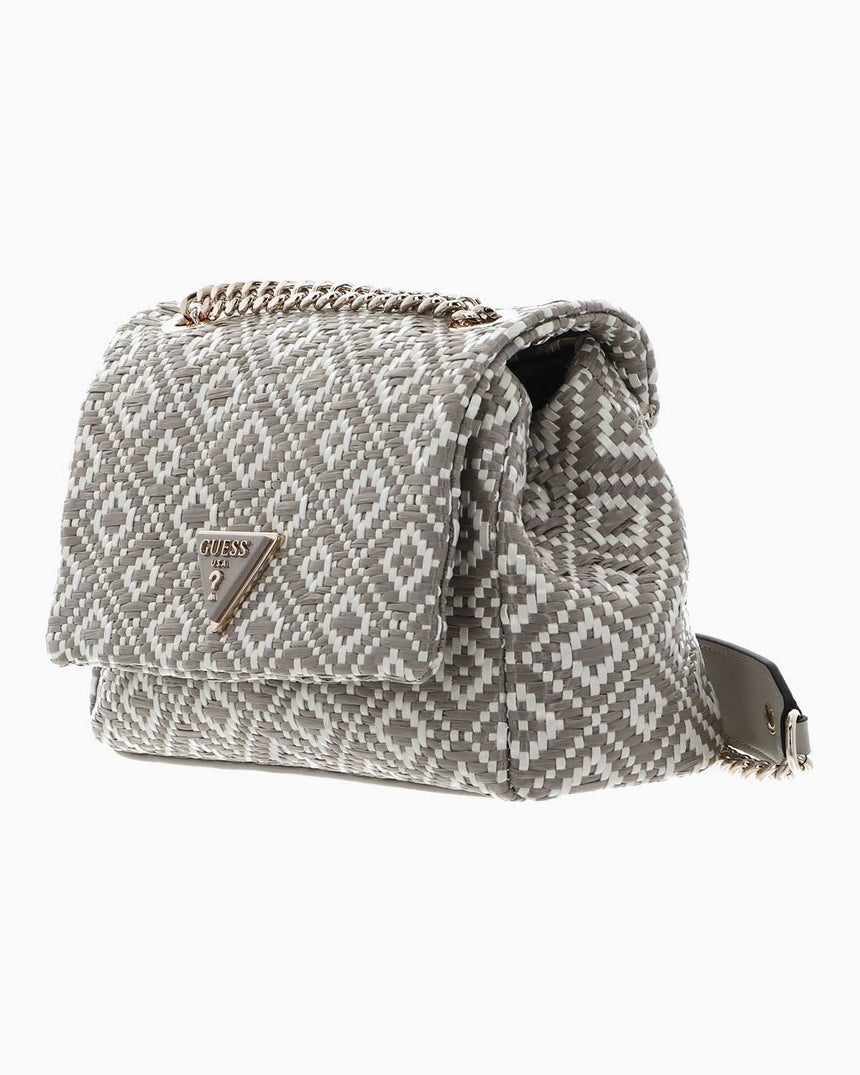 Guess Rianee Convertible Çapraz Askılı Çanta Taupe