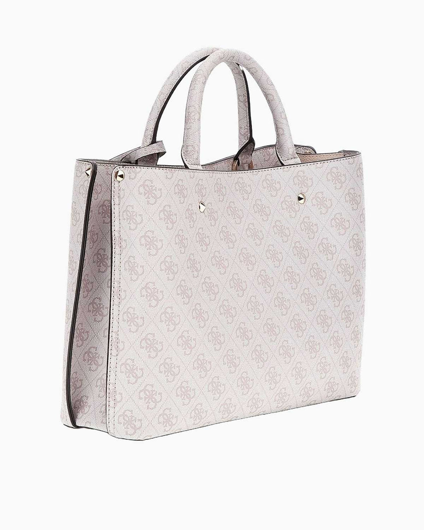 Guess Meridian Girlfriend El Çantası Latte Logo