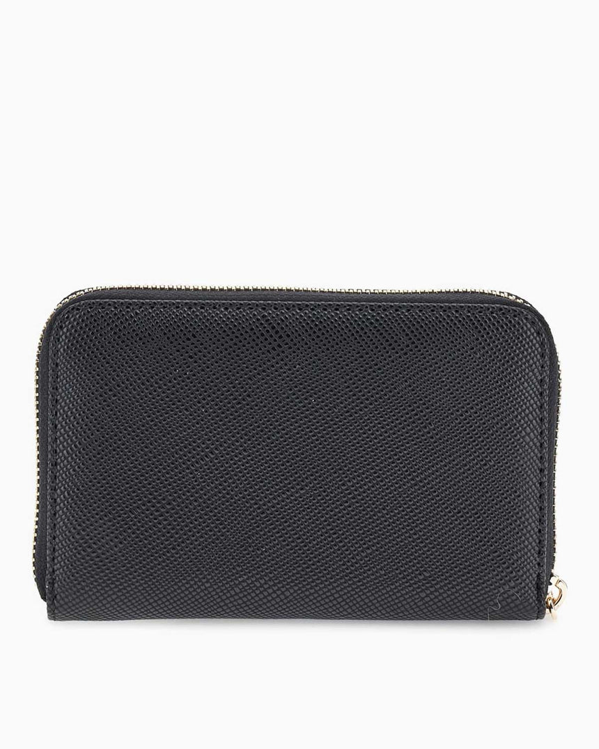 Guess Debora Fermuarlı Orta Boy Kadın Cüzdan Black