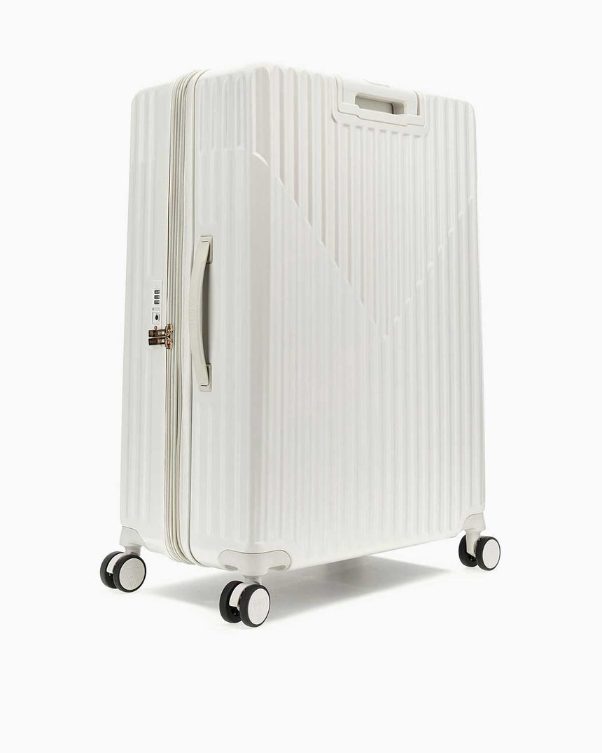 Guess Centennial 28 In 8-Wheeler Büyük Boy Valiz White