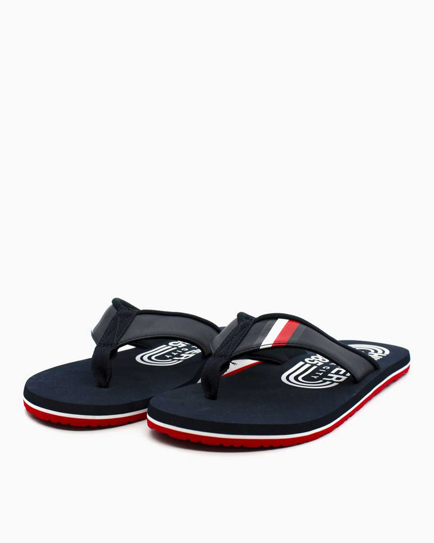 Tommy Hilfiger RWP Padded Beach Sandal Erkek Parmak Arası Terlik Desert Sky