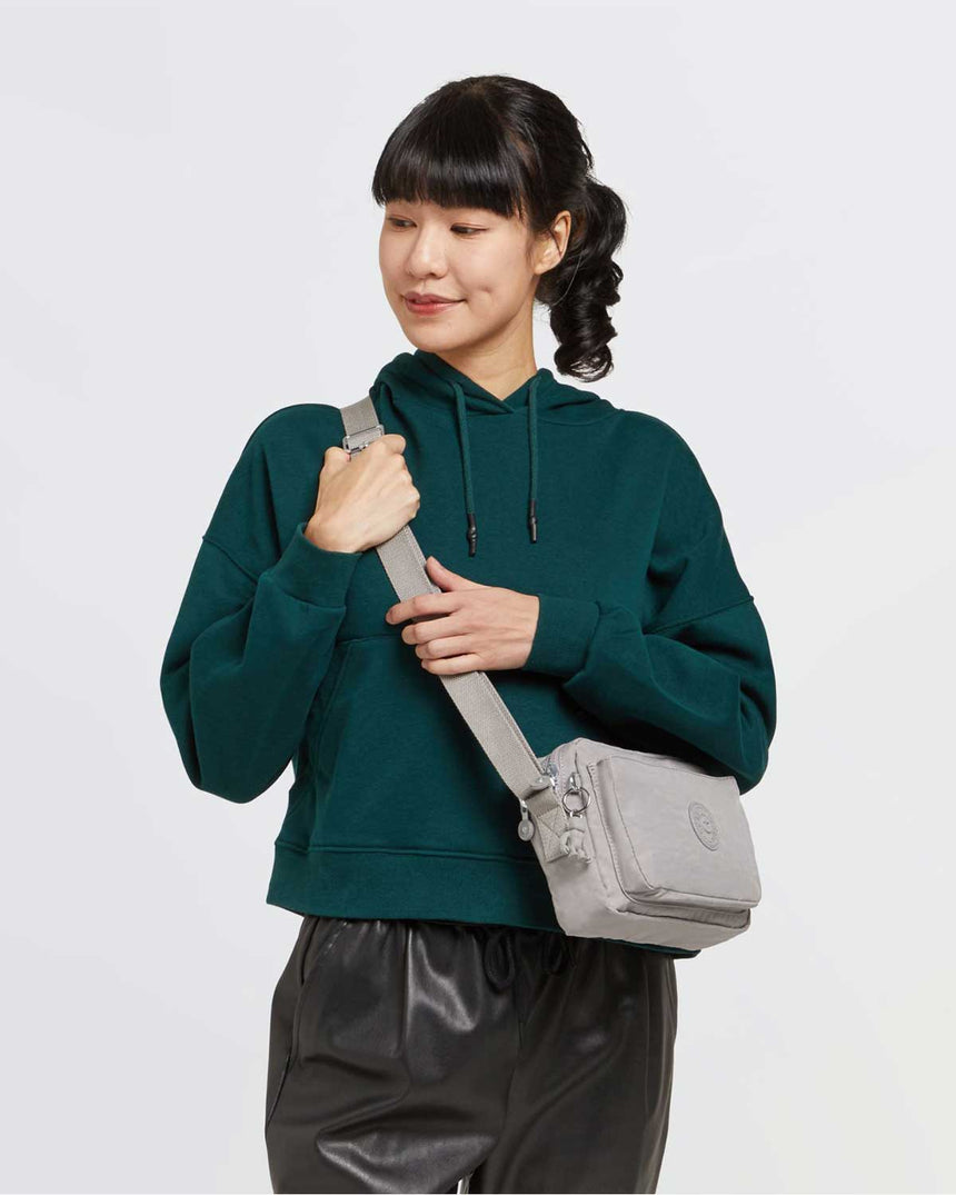 Kipling Abanu M Çapraz Askılı Kadın Çantası Grey Gris