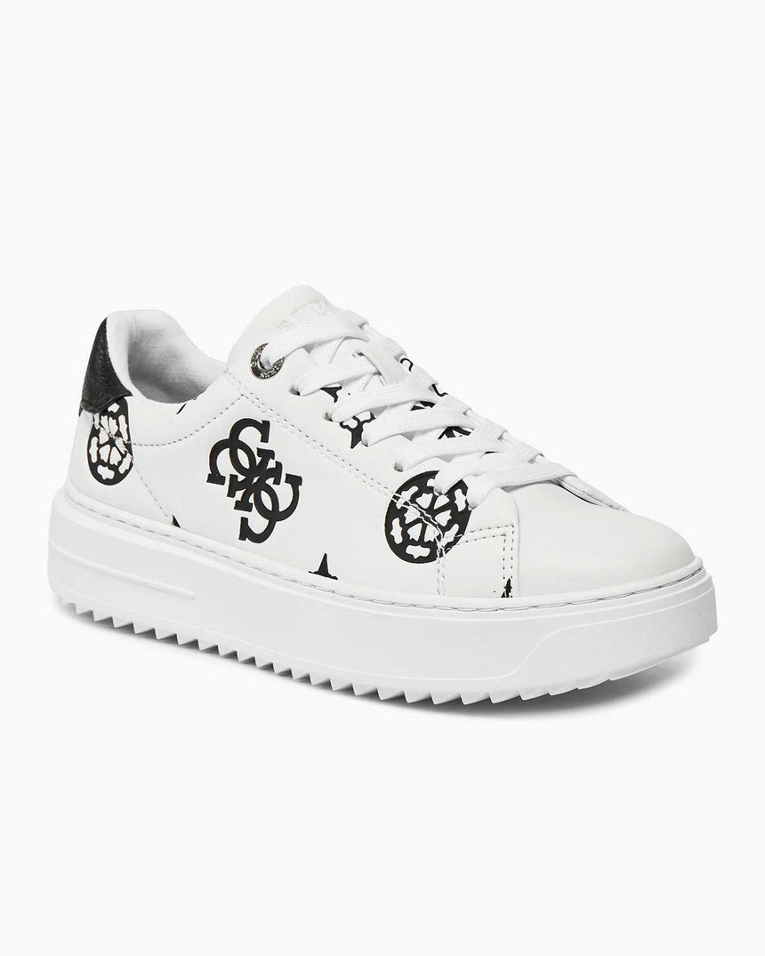 Guess Denesa Logo Snekaer White Black