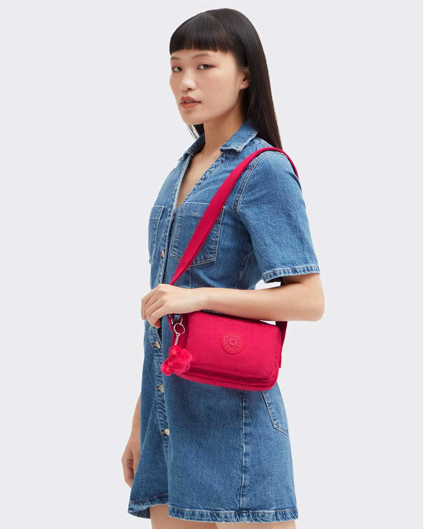 Kipling Abanu Çapraz Askılı Kadın Çantası Confetti Pink