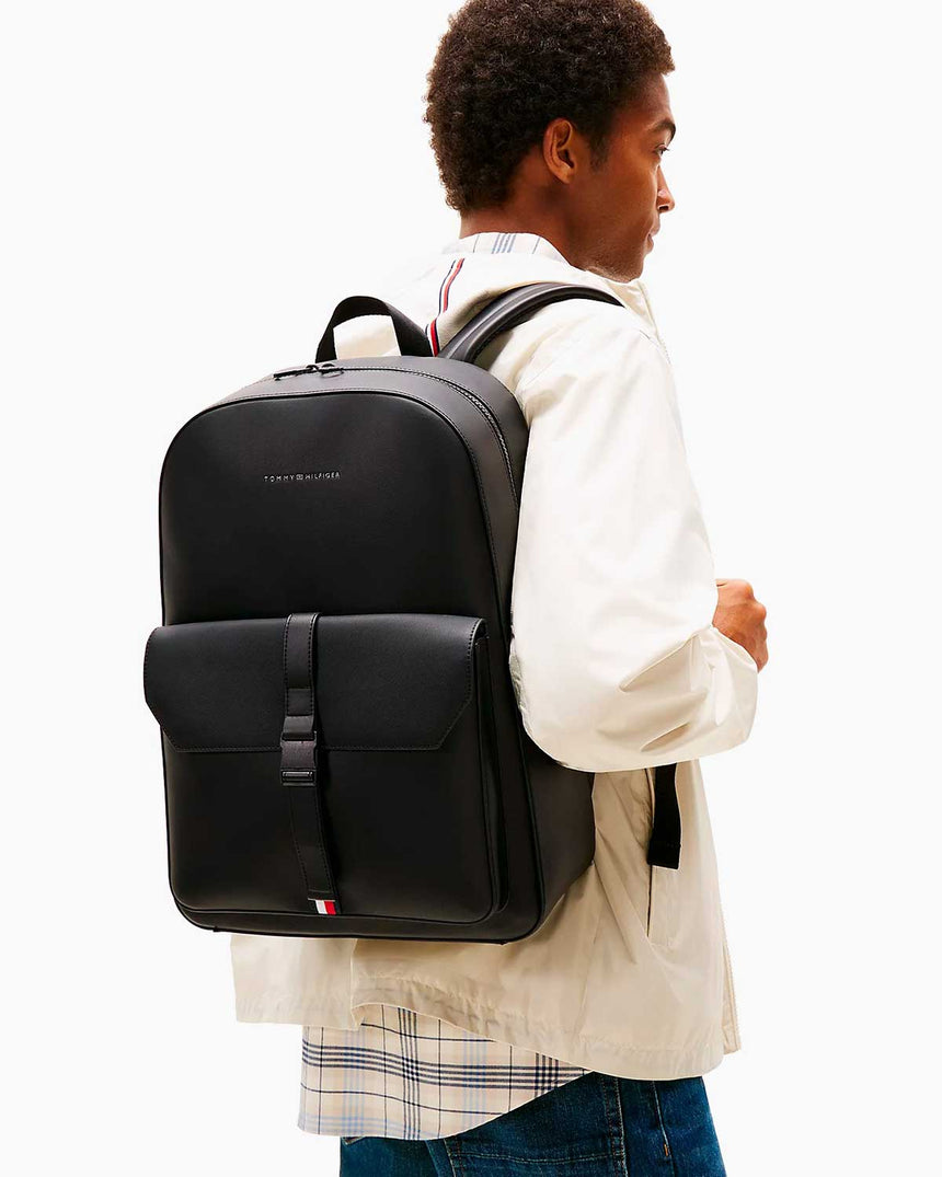 Tommy Hilfiger Foundation Erkek Sırt Çantası Black