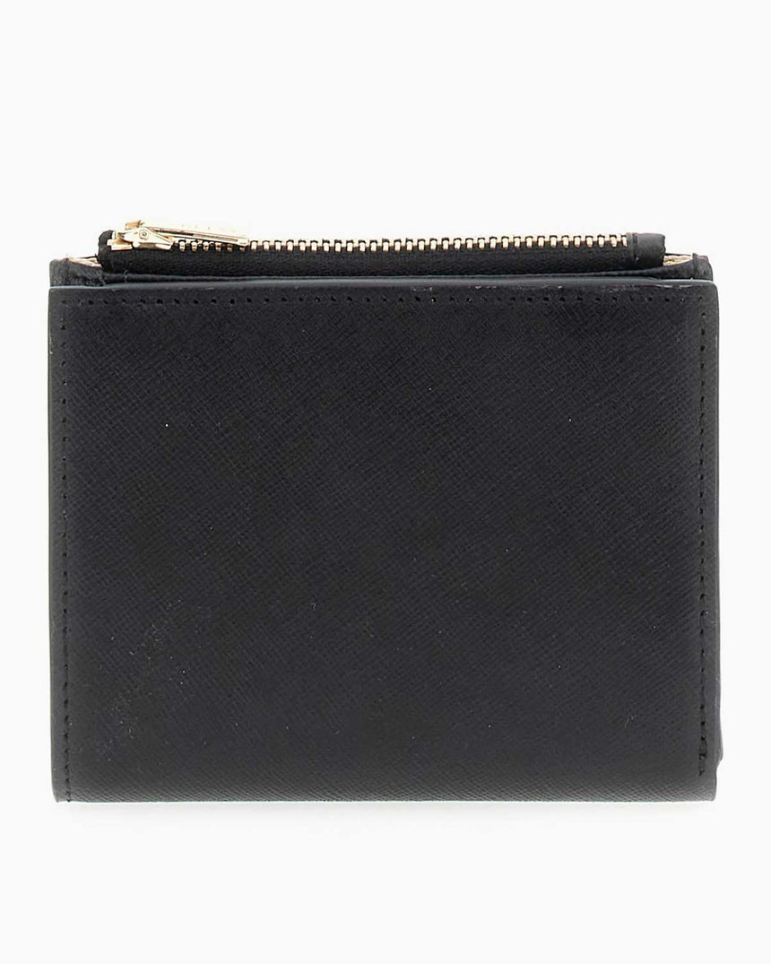 Guess Miriam Trifold Fermuarlı Cüzdan Black