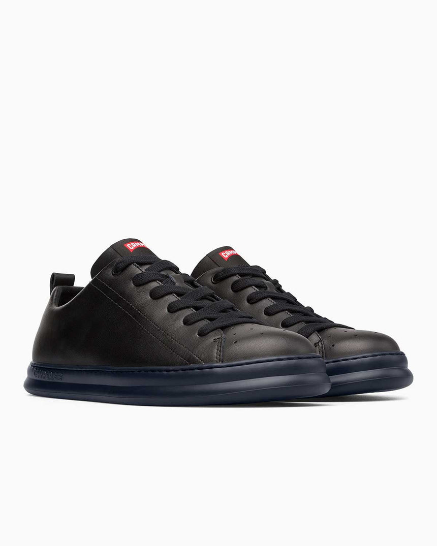 Camper Hakiki Deri Runner Erkek Sneakers Siyah