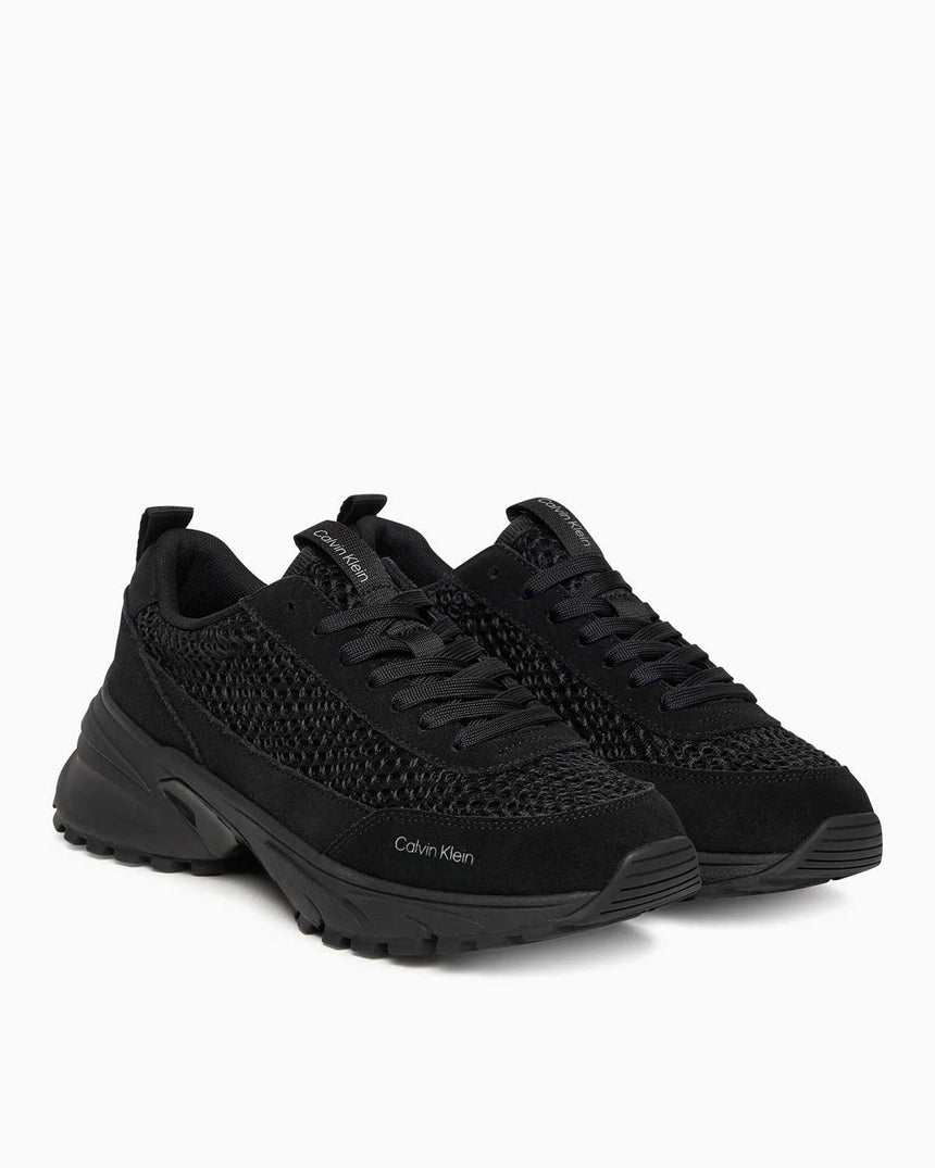 Calvin Klein Trailblazer Hik Runner Techmix Kadın Sneaker Triple Black