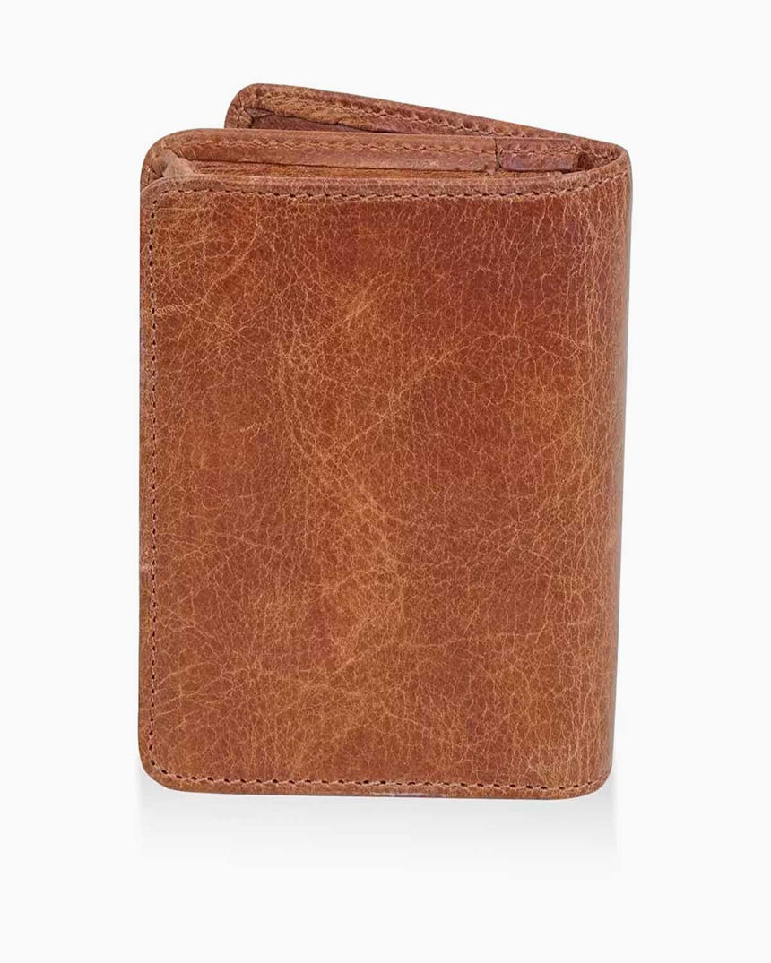 Us Polo Assn Dikey Süet Erkek Cüzdanı Taba