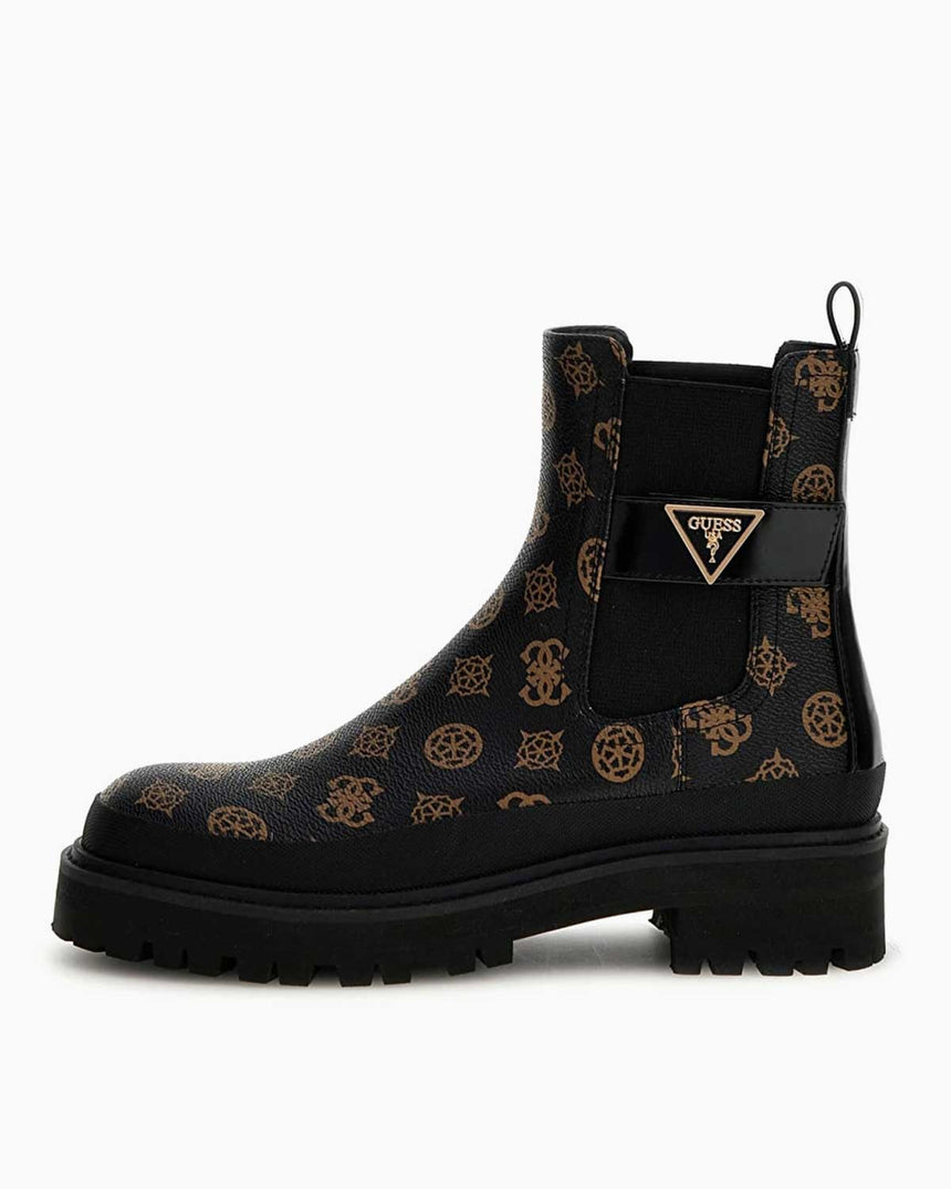 Guess Footwear Dress Logolu Bot Bronze / Black