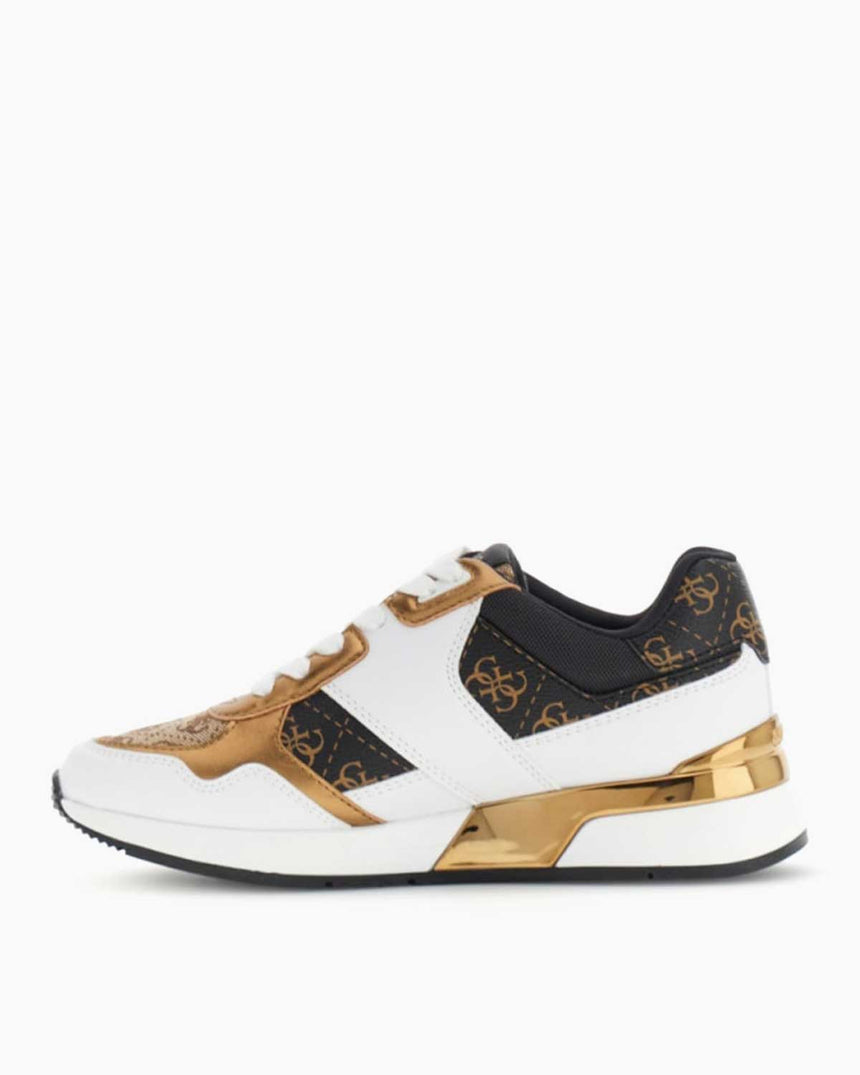 Guess Mickay Kadın Sneaker Beige Brown