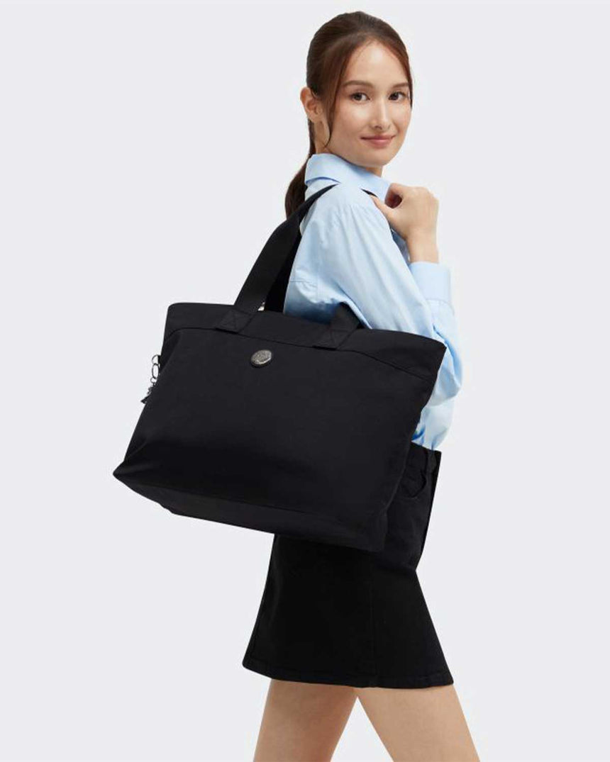 Kipling Colissa Up Basic Elevated Omuz Çantası Endless Black