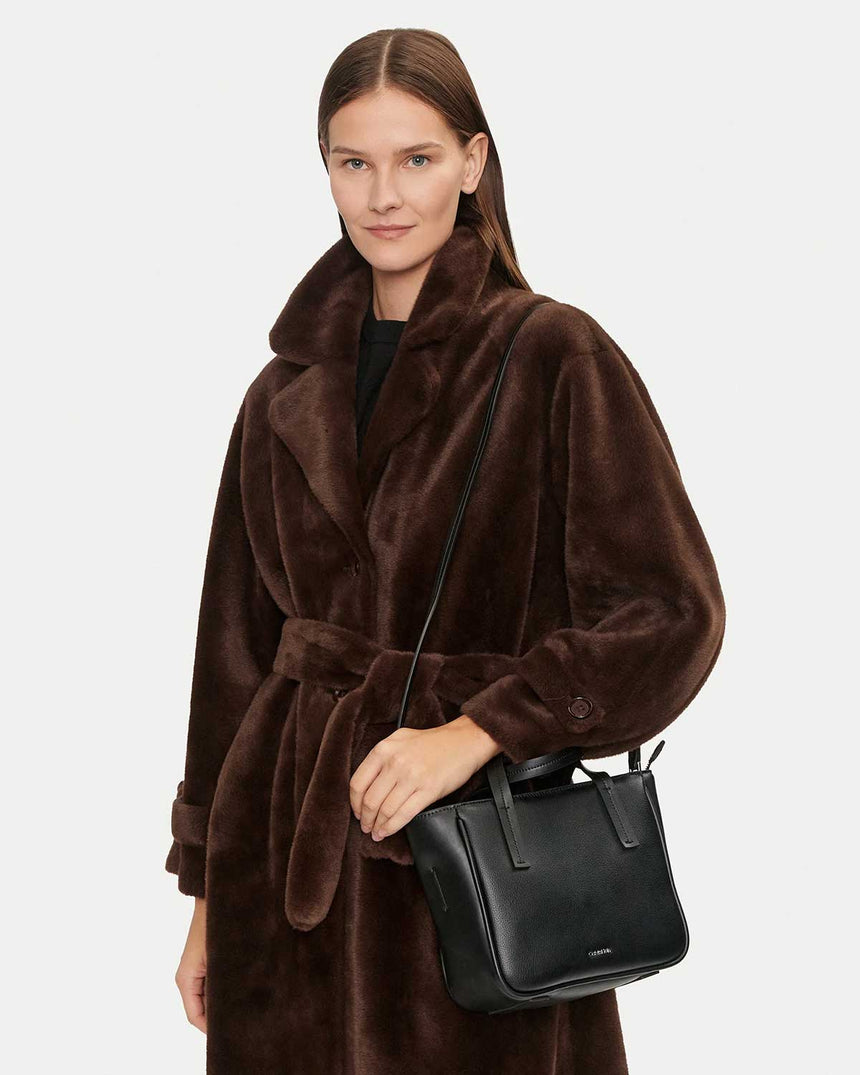 Calvin Klein Refine Mini Tote El Çantası CK Black