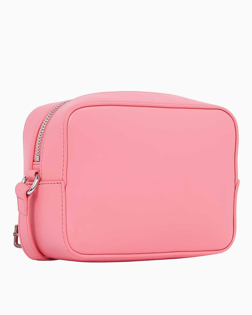 Tommy Hilfiger Ess Must Logo Baskılı Çapraz Askılı Çanta Preppy Pink