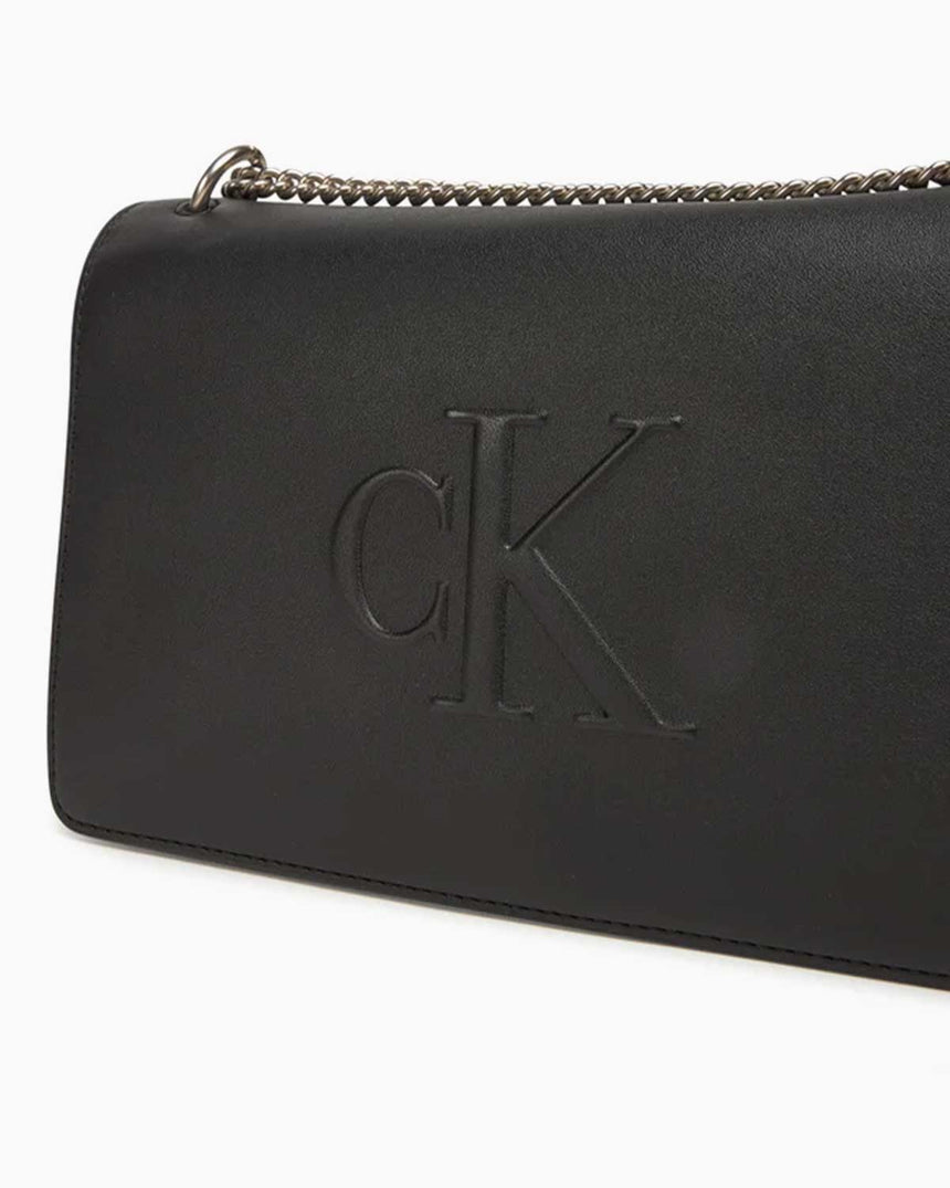 Calvin Klein Sculpted Flap Çapraz Askılı Çanta Black