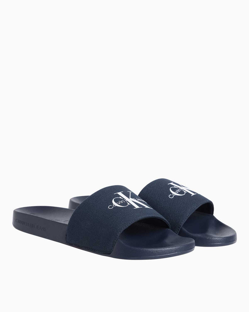 Calvin Klein Flip Flops Slides Terlik Triple Navy