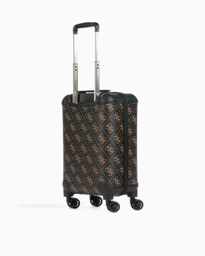 Guess Berta Travel Monogram Büyük Boy Valiz