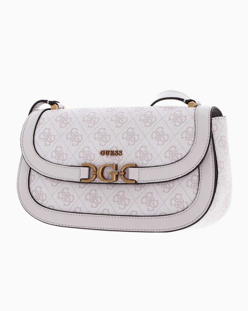 Guess Crossbody Flap Kapaklı Çapraz Askılı Çanta Dove Logo