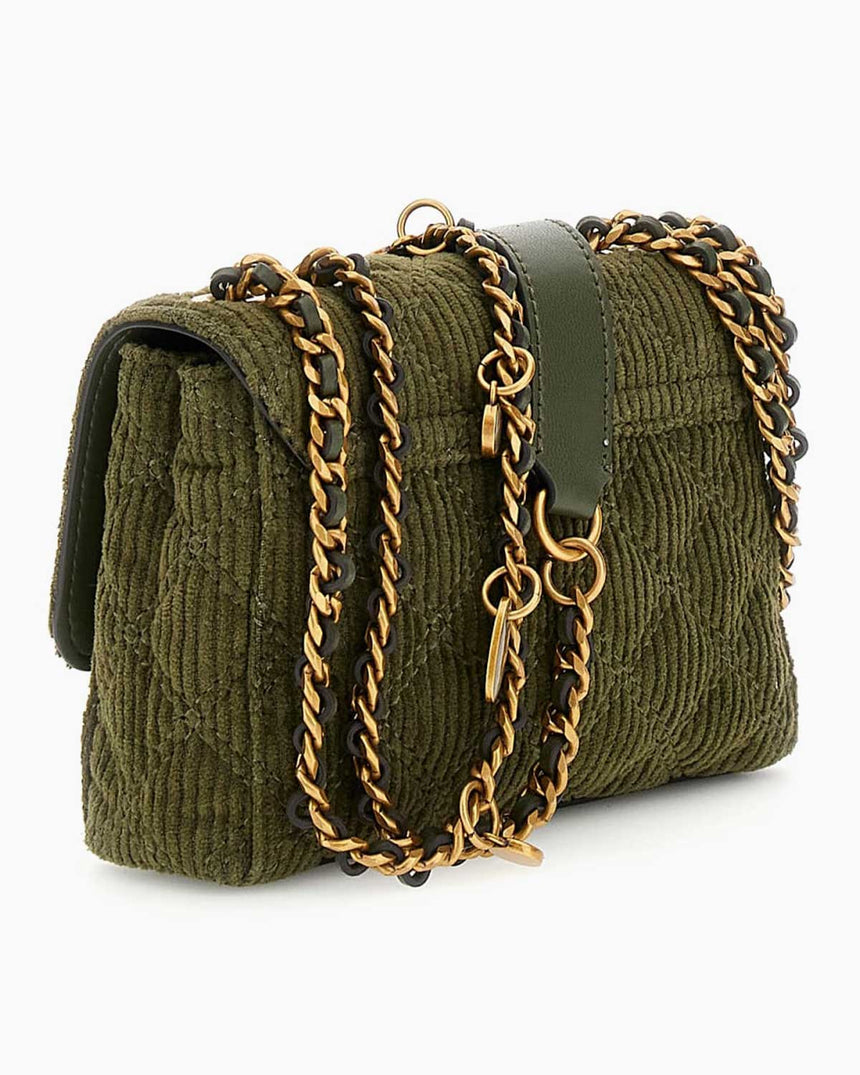 Guess Giully Mini 2 Kadın Omuz Çantası Olive