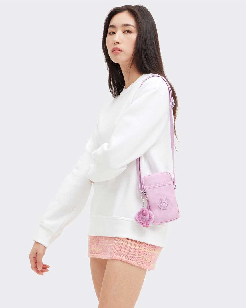 Kipling Tally Cep Telefonu Çaprasz Askılı Kadın Çantası Blooming Pink