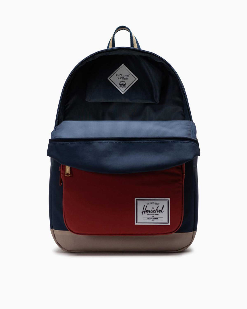 Herschel Pop Quiz Backpack Sırt Çantası Black Iris/Red Ochre/Twill