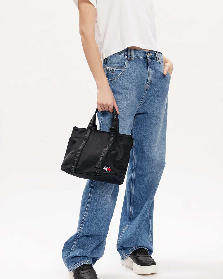 Tommy Hilfiger Essential Dailt Mini Tote El Çantası Black