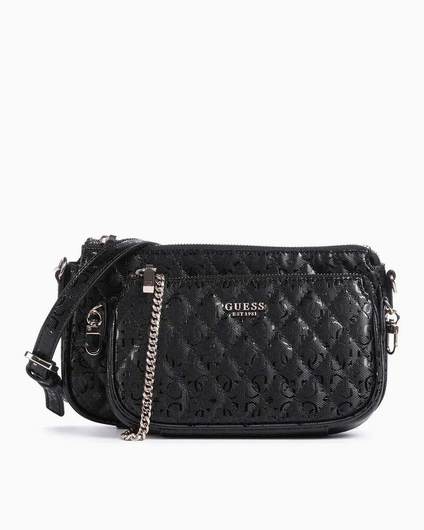 Guess Small Zincir Detaylı Çapraz Askılı Çanta Black
