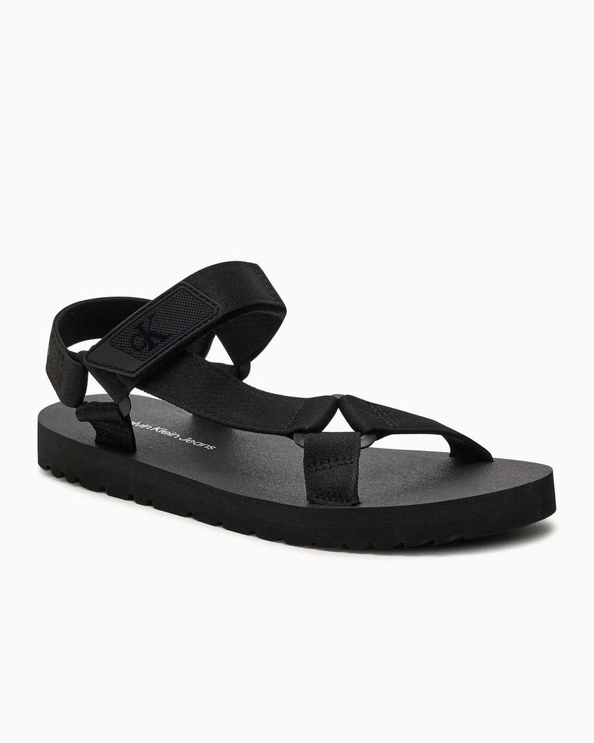 Calvin Klein Velcro Flat Sandalet Triple Black