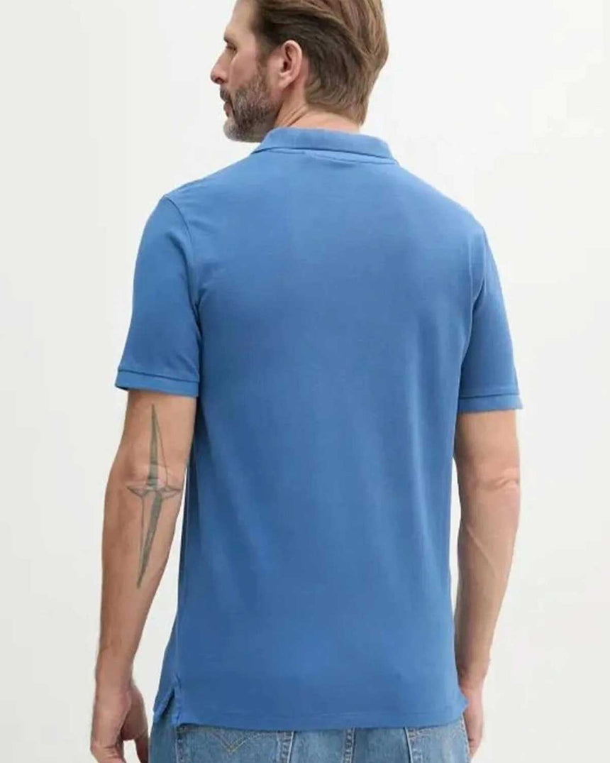 Guess Polo Yaka Regular Fit Tişört Blue Lily