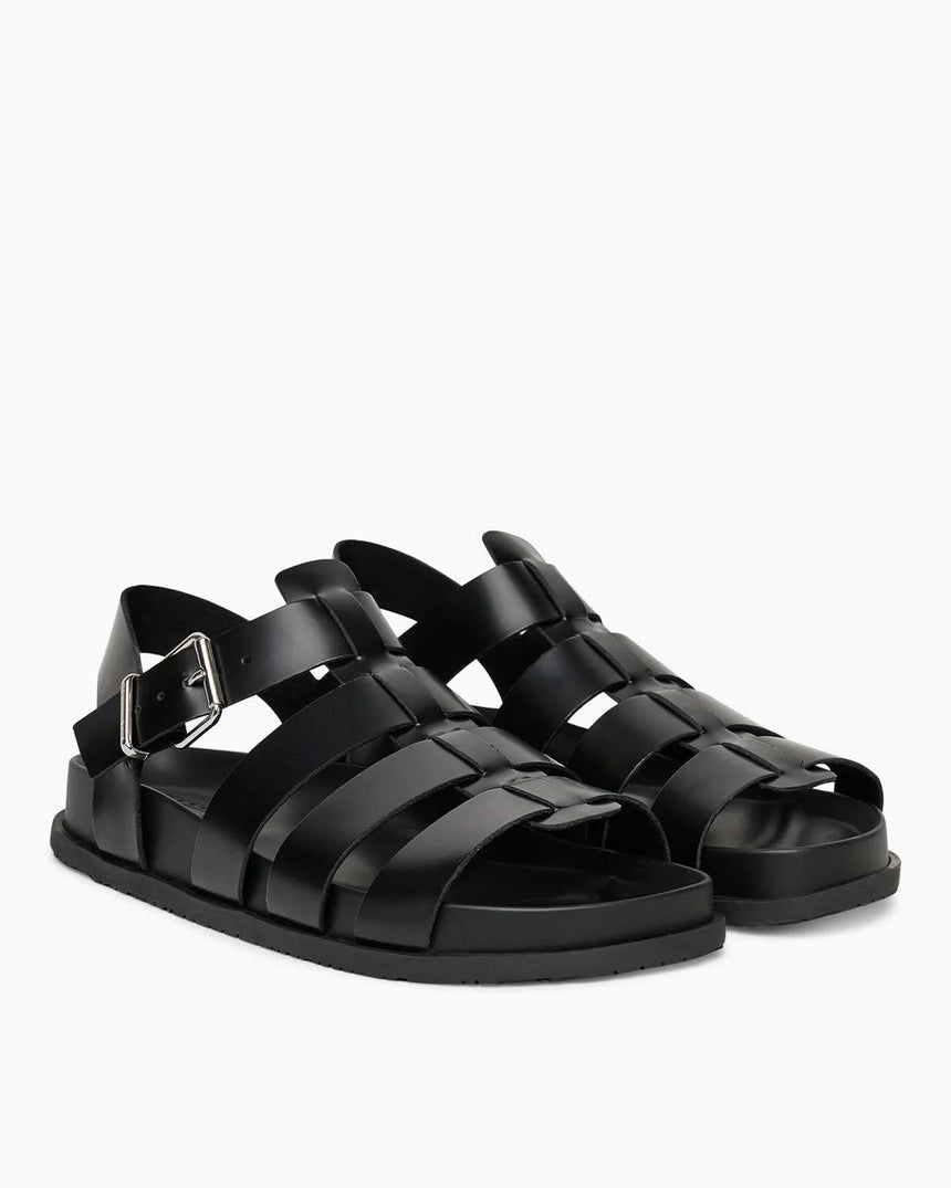 Tommy Hilfiger Bindi Patentli Kadın Balıkçı Sandalet Black