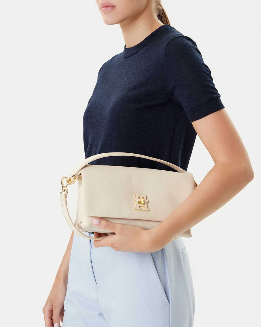 Tommy Hilfiger Modern Değiştirilebilir Çapraz Askılı Kadın Çanta Classic Beige