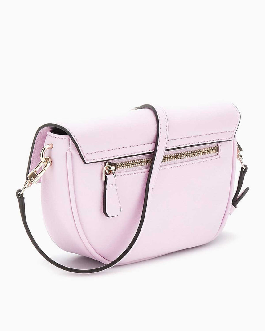 Guess Cerelia Flap Logolu Omuz Çantası Orchid