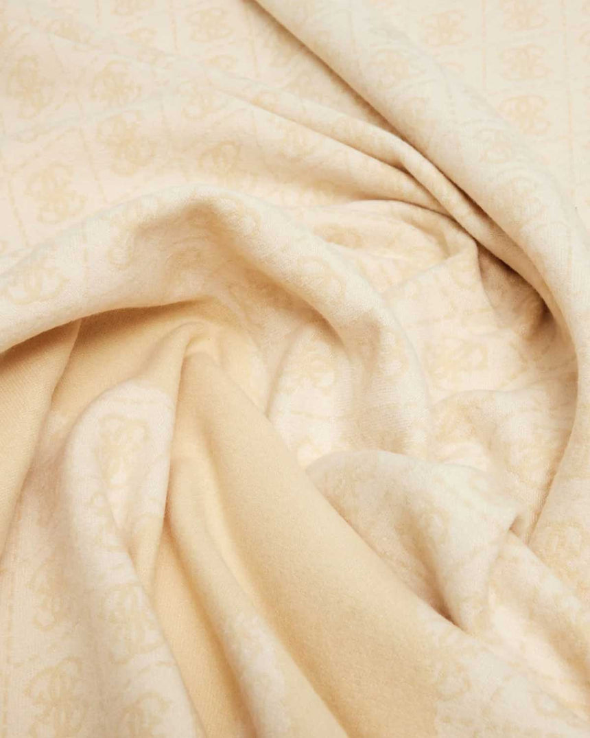 Guess Jacquard Kadın Eşarp Stone