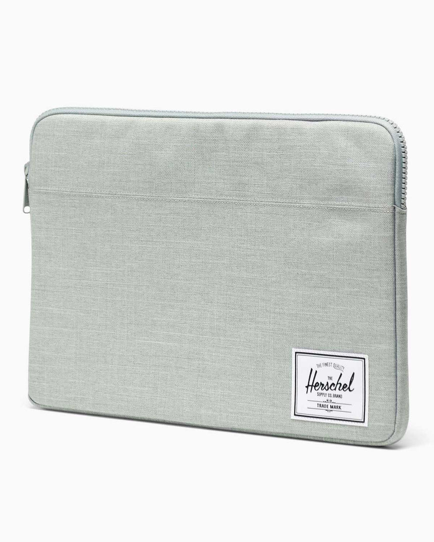 Herschel Anchor 15''16 Inch Sleeve Laptop Kılıfı Iceberg Green Crosshatch