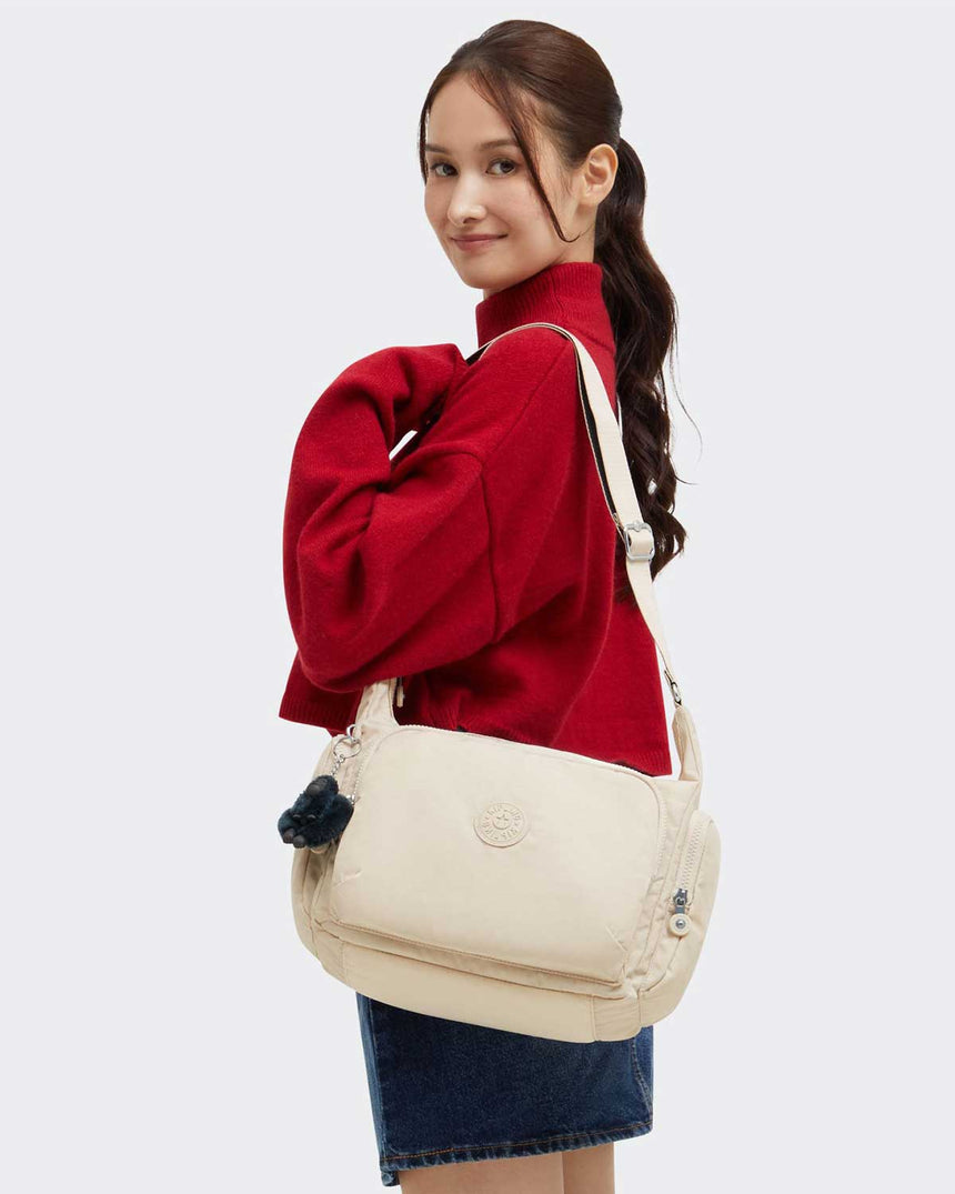 Kipling Gabbie Basic Omuz Çantası Back To Beige