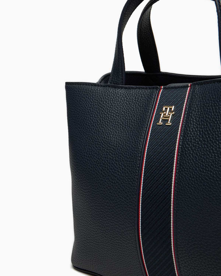 Tommy Hilfiger Legacy Satchel El Çantası Space Blue