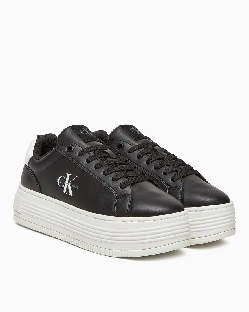 Calvin Klein Bergen Cesur Flatform Kadın Sneaker Bright White/Black