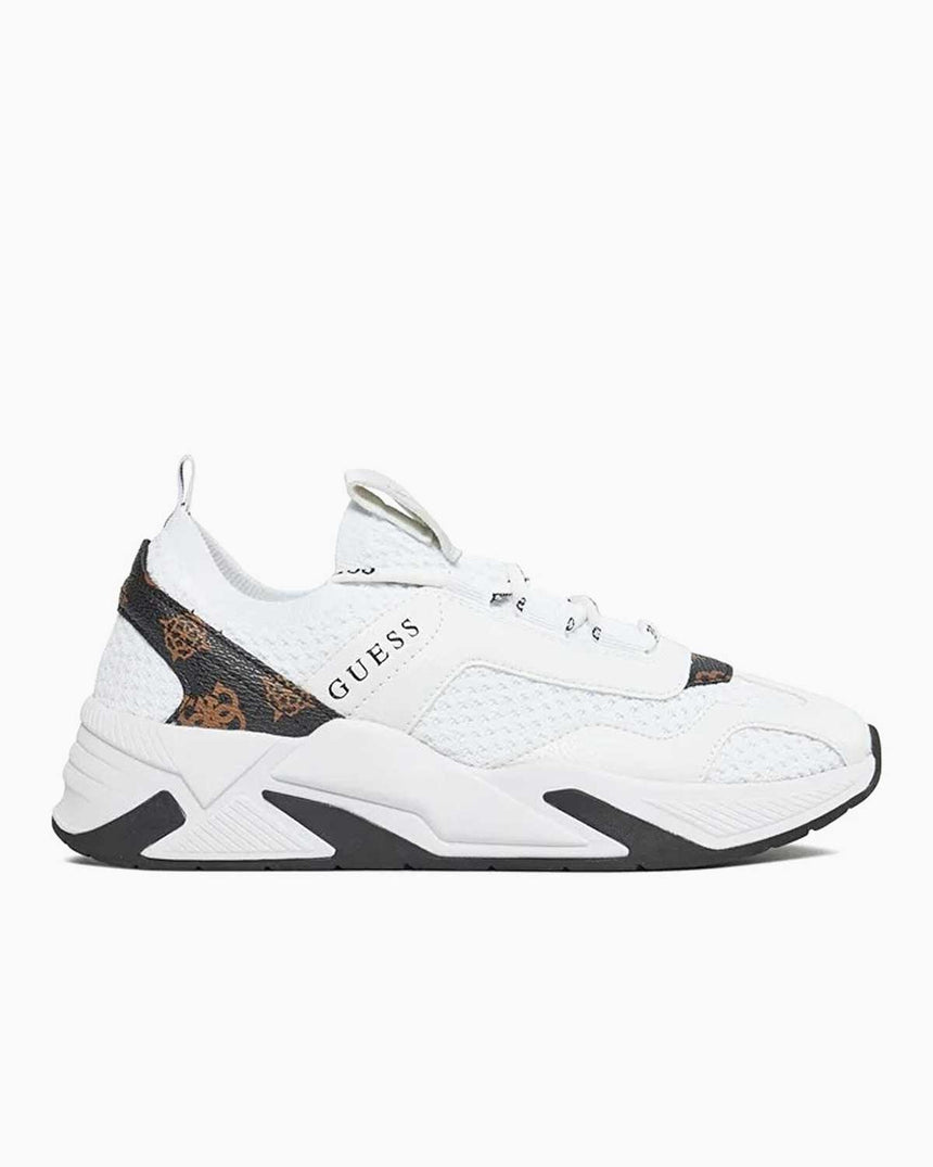 Guess Geniver2 Bağcıklı Sneakers White Brown